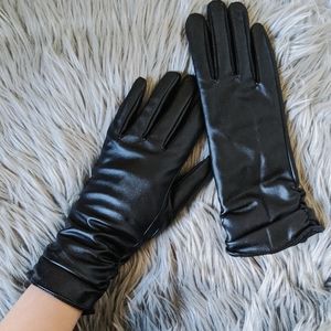 Nasty Gal Wet Look Faux Leather Gloves